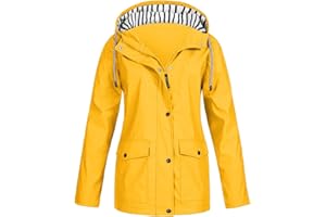 TOFOTL Veste Imperméable Femme Chic Marin Sport Imperméables Travail Chaude Mi Saison Blouson