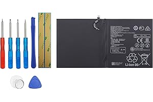 Vvsialeek HB299418ECW Batería de repuesto compatible para Huawei MediaPad M5 10.8 CMR-AL09 CMR-AL19 CMR-W109 con kit de herramientas gratuito
