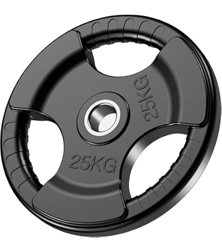 Gorilla Sports Gewichtsschijf - Olympisch - Halterschijf - 20 kg - Gietijzer Zwart - 50 mm