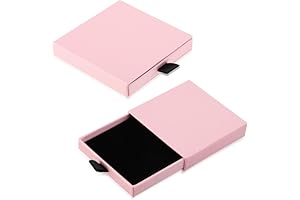 2Pcs Jewelry Gift Box Bracelet Gift Boxes Necklace Earring Bracelet Kraft Organizer Box Square Gift Boxes for Valentine's Day