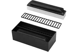 APOMOONS Éponge à Barbe avec Boîte de Rangement, Éponge de Nettoyage de Barbe Réutilisables, Éponge Nettoyante pour Hommes, Ramasse Poil Barbe Lavabo