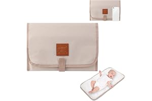 TMRBBESTY Tapis a Langer de Voyage Bebe,Tapis à Langer pour Bébé,Pliable Matelas a Langer de Voyage,Pad Bébé Changeant Portable,Pour le remplacement de tapis d'urine extérieur de voyage de famille de bébé