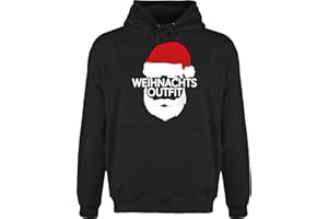 Shirtracer - Hoodie Herren Pullover Männer - Weihnachten Geschenke Christmas Bekleidung - Weihnachtsoutfit mit Weihnachtsmütze