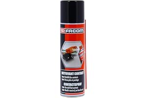 Facom 006064 Nettoyant Contact, Desoxyde et Protege, Aerosol 250 ml Tuyau Prolongateur