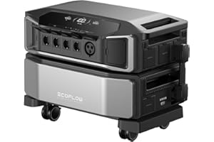 Station électrique portable EF ECOFLOW DELTA Pro Ultra de 6144 Wh, sortie CA de 6900 W, batterie LFP extensible à 30 kWh, charge de 80% en 73 min, générateur solaire pour domestique, urgence et RV