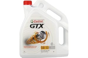 Castrol GTX 5W-30 C2, Huile Moteur, 5L