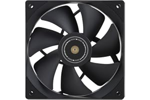 Thermalright TL-G12B - Ventilador de refrigeración silenciosa de 120 mm, ventilador de refrigeración Black Compurter, ventilador de CPU con 1500 RPM de alta velocidad, conector PWM de 4 pines