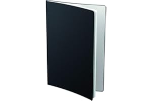 Lecas - 1 Agenda Semainier Classique Economique Grand Format 21 x 27 cm - Couverture Noire - Août 2024 à Août 2025