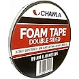 CHAWLA | Double Sided Foam Tape Roll | Sponge Tape | Ideal for Mounting Cars, Trims, and More - Black 10 Meters (9mm x 10 meters)