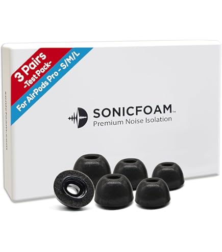 Memory Schaum Ohrstöpsel - 6 Paar In 3 Größen, Für 5-6mm Kopfhörer, Mit Aufbewahrungsbox