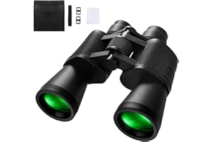 Uplayteck Jumelles HD 10x50 pour Adultes, Jumelles Haute Puissance avec Vision Claire, Prisme BAK4, Objectif FMC, Jumelles Étanches pour l'observation des Oiseaux, Chasse, Voyages, Randonnée