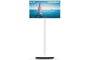 THOMSON Go TV 32 Pouces (81 cm), téléviseur Android Portable – HD Ready (1366x768), Commande vocale, Netflix, Disney,Google,Bluetooth 5.1, Wi-FI, Fonction Hotspot, autonomie Jusqu’à 4 Heures