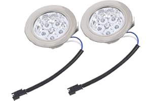 Gatuida 2 STÜCK LED Dunstabzugshauben Lampen Kaltweiß Ersatzbirnen Rundes Design Effiziente Beleuchtung Energiesparend Einfache Montage Für Küchenhauben und Geräte