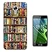 Produktbild 000004 - Vintage Library Look Books Shelves Design Acer Liquid Z6 Plus 5.5" Fashion Trend Silikon Hülle Schutzhülle Schutzcase Gel Rubber Silicone Hülle
