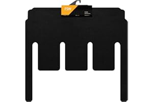 FSW - Tailored Mats - Fits MERCEDES Vito Van 2015-ON Dual Liner Fitted Rear Mat Under Trim Panels Tailored Floor Mat Black