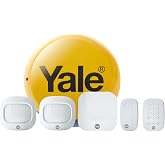 مجموعة إنذار ذكية Yale IA-320 Sync، 6 قطع، محور، صفارة إنذار خارجية، جهة اتصال الباب/النافذة، مستشعر الحركة، لوحة المفاتيح، تحديد الموقع