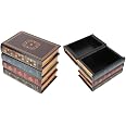 Faux Livres Décoratifs - Lot De 3, Boîtes De Rangement Design Pour Décoration Intérieure