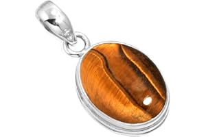 JEWELOPORIUM 925 Sterling Silver Handmade Pendant for Women 12x16 Oval Gemstone Fashion Jewelry for Gift (99541_P)