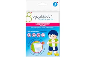 Orgakiddy Sac pour Vomir 3 Unités