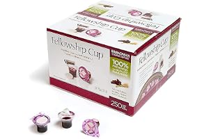 Fellowship Cup Communion Wafer & Juice 250pk