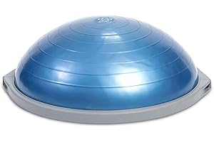 BOSU Pro wielofunkcyjny domowy siłownia 66 cm sprzęt do treningu siłowego z przewodnikiem treningowym i pompką, niebieski