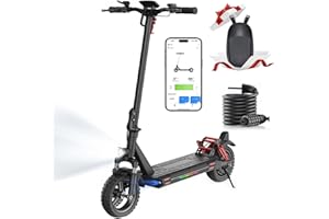 iScooter eléctrico de 8,5 Pulgadas para Adulto, batería de 280,8 WH, Patinete eléctrico Plegable para Adolescentes y Adultos, Carga 100 kg, MAX 25 K.M./H, Doble frenado, 3 Modos de Velocidad