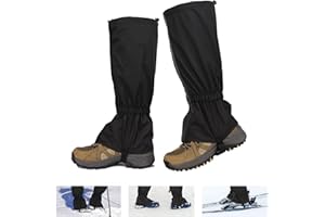 mohito Polainas de Senderismo,Polainas Impermeable Senderismo, Polainas Hart,Outdoor Senderismo Esquí Montañismo Nieve Lluvia Barro Viento Protección Zapatos Pantalones