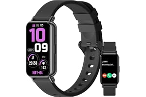 PEJE Smartwatch,Smart Watch for Men(Answer/Make Calls)1.45” HD Display,120+ Sport Modes,IP68 Waterproof Fitness Watch, with SpO2/Heart Rate/Sleep Monitor,Smartwatch Compatible Android iOS (Black)