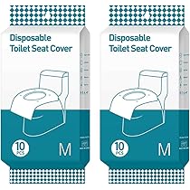 40 Copri Water Monouso Igienici - Impermeabili, Tascabili, Per Adulti E Bambini, Verde - Foto 3