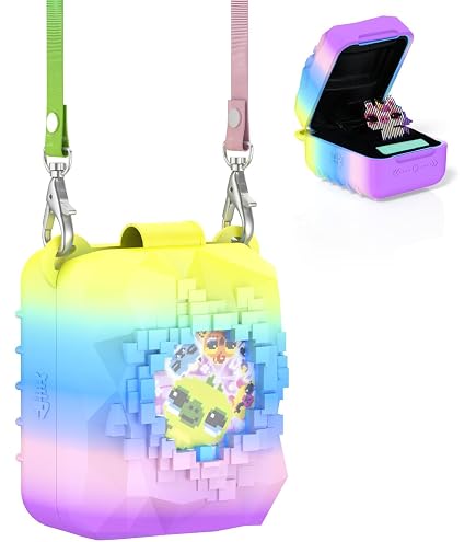 Junerain Custodia in silicone for animale domestico digitale giocattolo interattivo Bitzee e custodia, custodia protettiva in pelle for accessori for animali domestici elettronici virtuali B