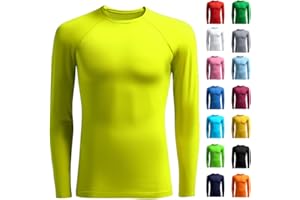 OXUM Camiseta Térmica Deportiva de Manga Larga Unisex – Niños y Adultos | Ropa Interior Técnica para Fútbol, Running, Crossfit, Entrenamiento, Invierno y Transpirable