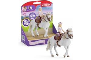 schleich HORSE CLUB | Sofia & Blossom 42713 | bewegliche Mädchenfigur | mit Pferde Zubehör | tolles Geschenk für Mädchen und Jungen | Pferde Spielzeug ab 5 Jahren | 10 Teile | exklusiv bei Amazon
