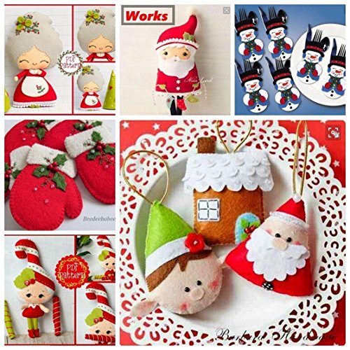 28Pcs Filzstoff Farbig Bastelfilz Weich Vliesstoff DIY Handwerk Projekte Patchwork Filz zum Nähen 15cm X 15cm X 1.4mm - 6