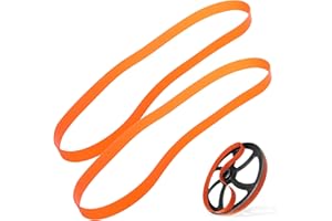 Impresa 2 Pack Urethane Band Saw Tires - FIts 14 inch x 1 inch x .095 - No Adhesive Needed - Compatible with Branded Bandsaws Including Jet Grizzly, & Powermatic