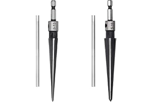 2 stycken konisk brotsch, handdriven, brotsch, konisk rivjärn, för avfasning och ändstift, för borrning hål 3–13 mm och 5–16