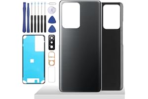 YHX-OU Couvercle de Batterie pour Xiaomi 11T 5G 11T Pro 5G Coque arrière de Batterie de Rechange, Cache Batterie avec Lentille de Caméra pour 11T 5G 11T Pro 5G + Outils (Nori)