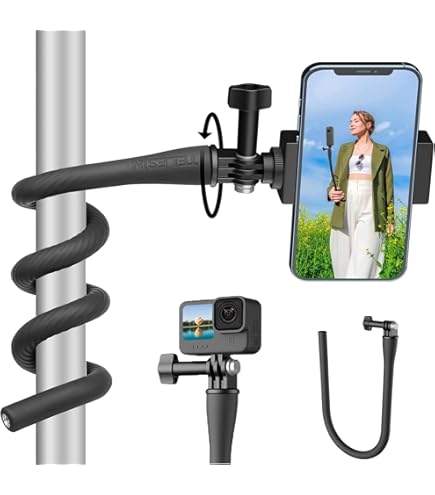 Allecto Plus - Flexibele Mobiele Telefoonhouder Voor Kinderwagen Universele Bevestiging Met Siliconen Slang Geschikt Voor Alle Modellen Mobiele Telefoons