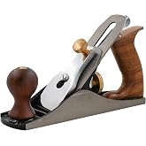 Rabot de finition Faithfull n&deg; 3 &ndash; Rabot &agrave; bois en fonte usin&eacute;e avec pr&eacute;cision pour bois durs et tendres, &eacute;b&eacute;nisterie, menuis