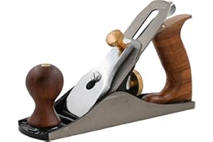 Cepillo de Acabado Faithfull n.° 3: Herramienta manual de cepillado de madera de hierro fundido mecanizado con precisión para madera dura y blanda, ebanistería, carpintería y alisado