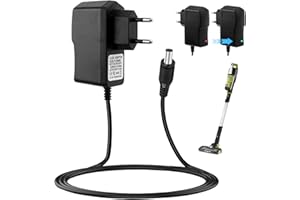 SUUOSL 26V 500mA Caricatore per Aspirapolvere Hoover H-Free 100/200/500/700/800/HF122RH/HF122GPT/HF122AH, Adattatore Caricabatterie per Hoover Freedom FD22BC, FD22G, FD22L, HF522SFP, HF222UPT Alimentatore