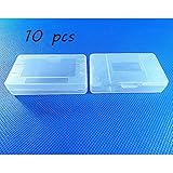 Laixing Gute Qualitt 10pcs Clear White Game Cartridge Case fur Game Boy GBA SP - 