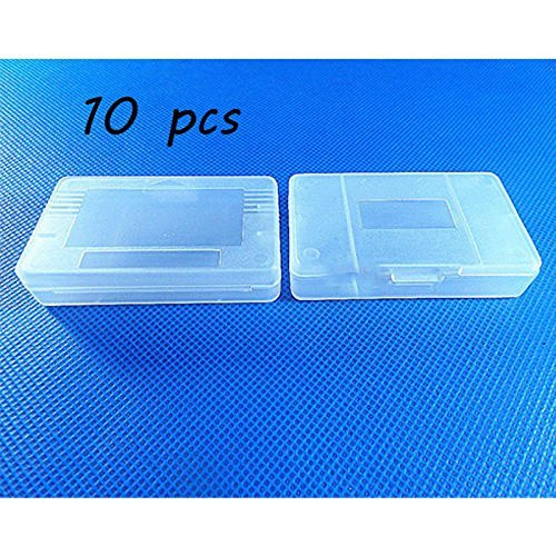 Book's Cover ofLaixing Gute Qualität 10pcs Clear White Game Cartridge Case fur Game Boy GBA SP