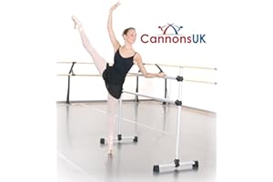 Barras de ballet independiente y portátiles para estiramiento, de Cannons UK