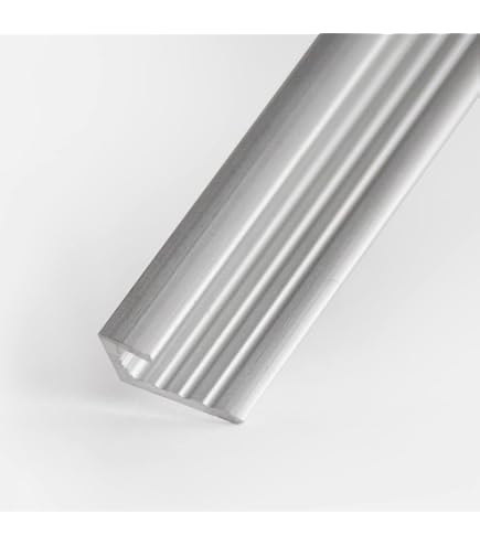 Schulte DecoDesign Eckverbinder 'in Ecke', 255 Cm, Mattschwarz – Für Duschrückwände & Wandverkleidungen Bis 3 Mm