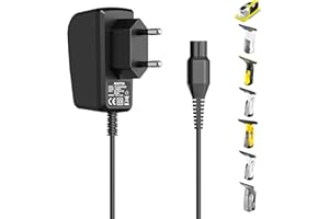 SANICATA 5,5V Ladegerät Passend kompatibel mit Kärcher-Fenstersauger WV5, WV2, KWI 1, WV1, KV4, WV2 Plus, WV45, WV51, WV52, WV55, WV70, WV5 Premium, WV5 Plus, WV Classic, Netzteil Ladekabel Fensterreiniger
