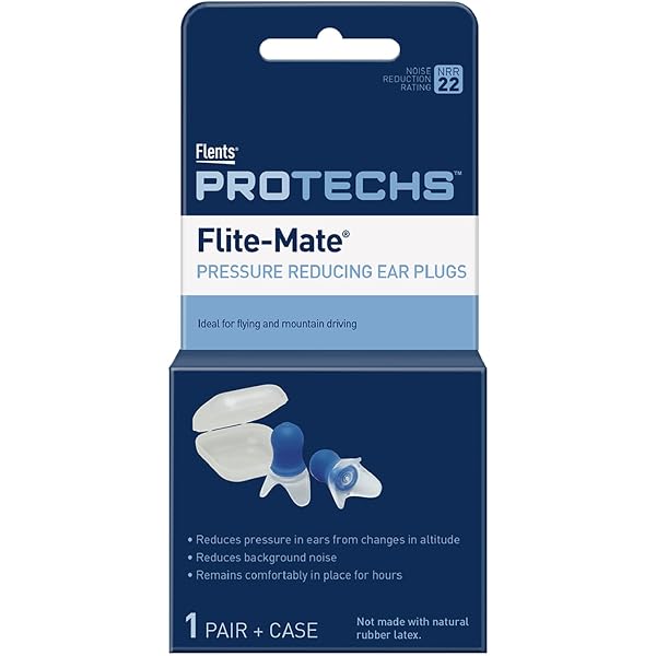 Flents Protechs Reusable Super Sleep Ear Plugs, Ideal For Loud Noise, Reduces Pressure And Background Noise, 10 Pairs With Travel Size Case, Easy Use With Comfort Fit, NRR 29, Teal, Made