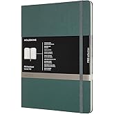 Moleskine Pro Notebook Profesyonel &Ccedil;alışma Not Defteri (Elastik Kilitli Sert Kapak, Ekstra B&uuml;y&uuml;k 19 x 25 cm, 192 Sayfa) Orman