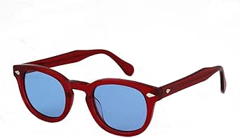 X-LAB occhiali da sole 8004 stile moscot Occhiali da sole uomo Unisex  (Bordeaux, Azzurro) : Amazon.it: Abbigliamento