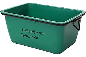 UvV®-FMK 2te Wahl Mörtelwanne, Fertigmörtelkübel mit Kranösen, grün teilweise mit Fehldruck (TüV geprüfte Qualität) (grün)
