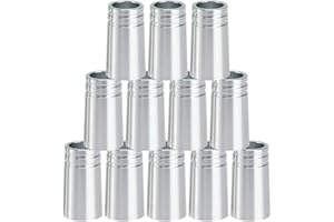 Tooteeru 12Pcs/Pack Golf Ferrules .370 Aluminum for Irons Shafts Golf Club Accessories
